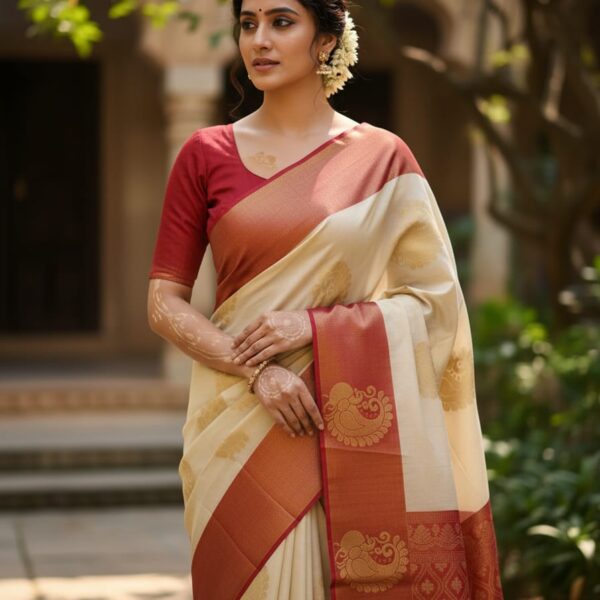 Chanderi Silk cotton saree