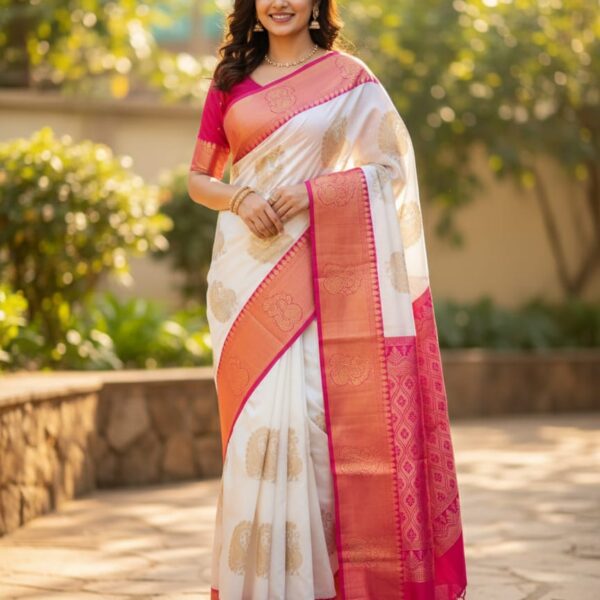 Chanderi Silk cotton saree