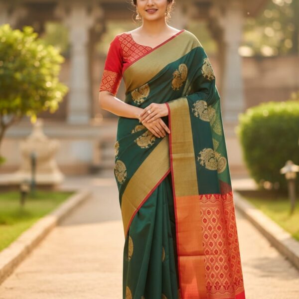 Chanderi Silk cotton saree