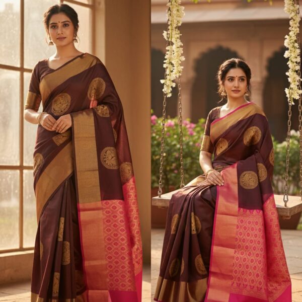 Chanderi Silk cotton saree