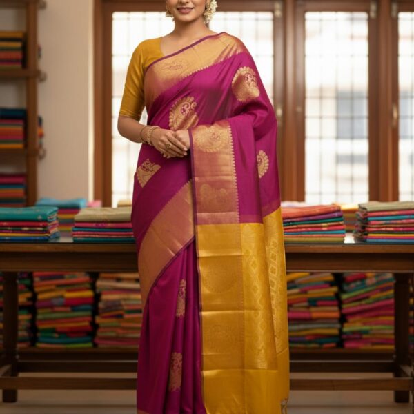 Chanderi Silk cotton saree